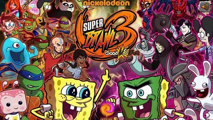 Abrasive SpongeBob SquarePants VS Raphael In A Nickelodeon Superhero Brawl 3 Good VS Evil