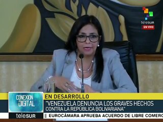 Rodríguez: Agresiones comerciales contra Venezuela vienen de oposición