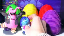 INSIDE OUT Surprise Eggs Play-Doh Kids Toys. Joy, Sadness, Disgust, Fear, Anger 5 EMOTION FIGURES