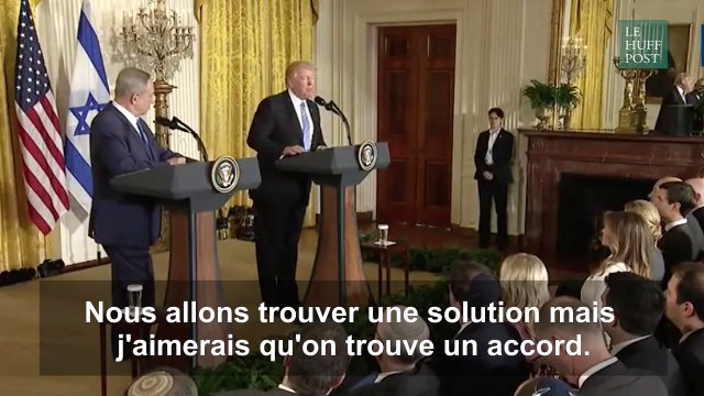 Benjamin Netanyahu n'a peut-être pas apprécié cette réponse de Donald Trump