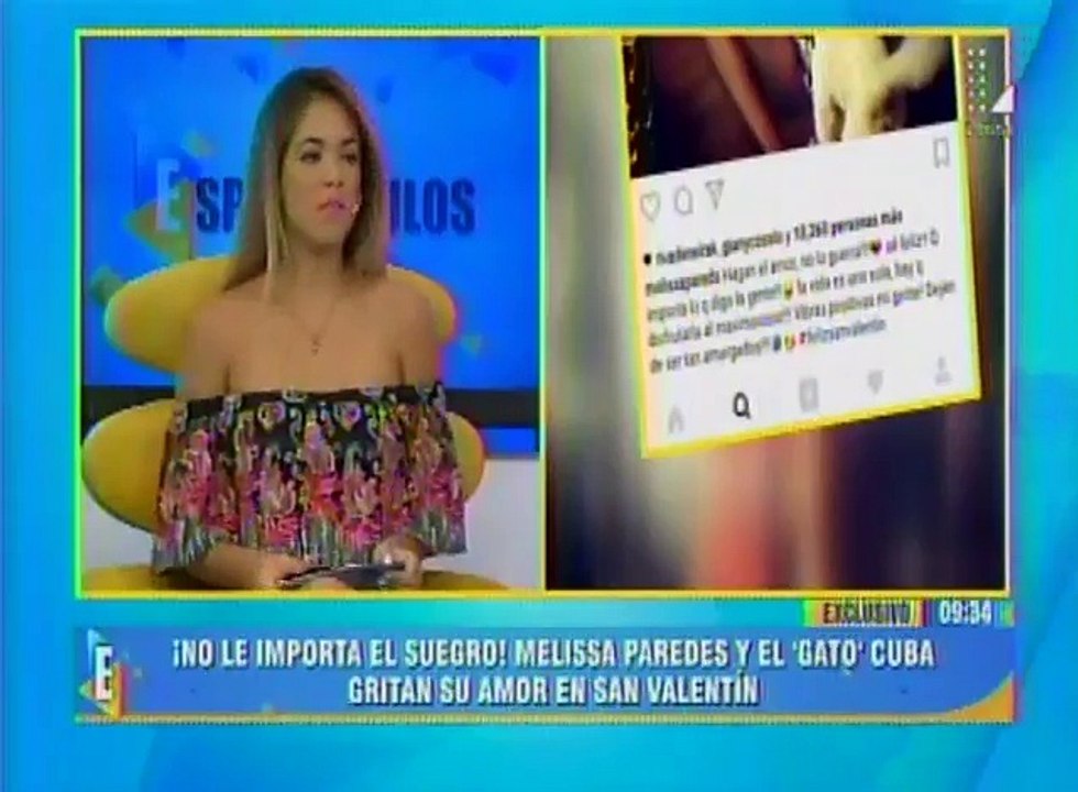 Camarógrafo de Espectáculos graba parte íntima de invitada