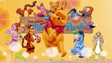 Winnie The Pooh Finger Family | Nursery Rhyme for Children | 4K Video