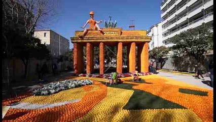 La "Fête du Citron" lleva el aroma de Broadway a las calles de Menton