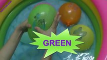 Colors Wet Balloons Compilation Learn colours Balloon TOP Finger Family Kids