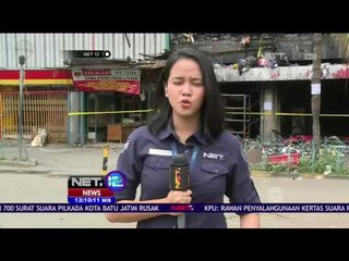 Live Report Polisi Gelar Olah TKP Lanjutan Pascakebakaran Pasar Senen - NET 12