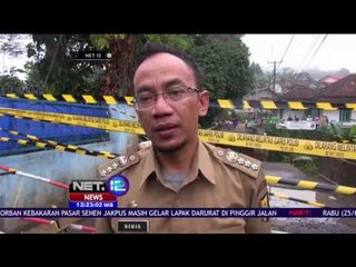 Warga Buat Jembatan Darurat dari Bambu - NET 12