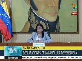 Rodríguez:El objetivo de la derecha es dañar la Revolución Bolivariana