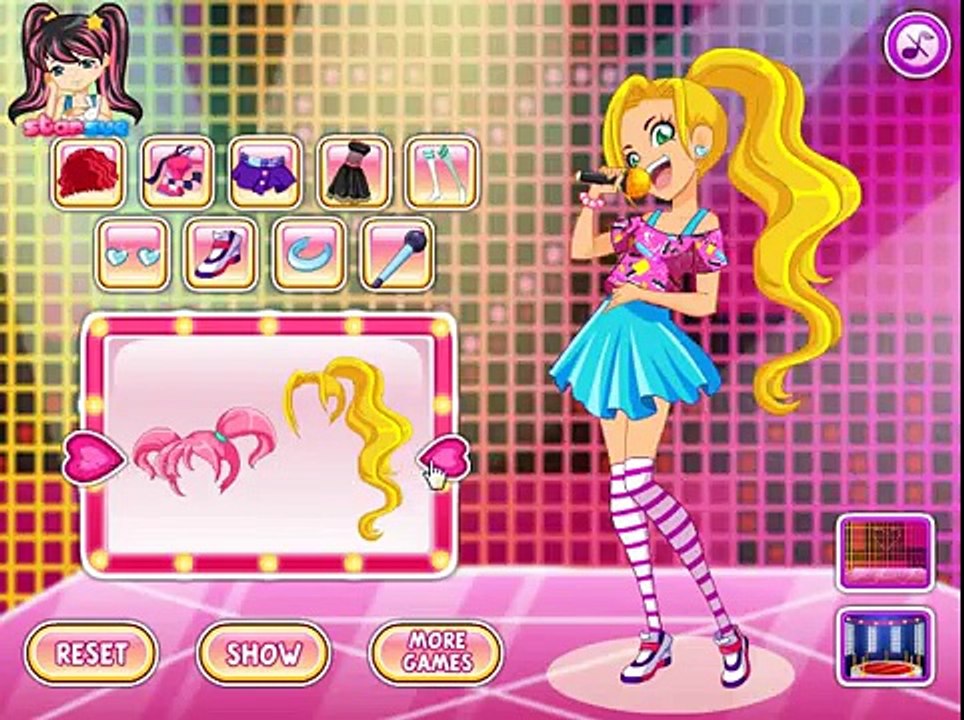 LoliRock Auriana Dress Up Лолирок: ariana completar el juego