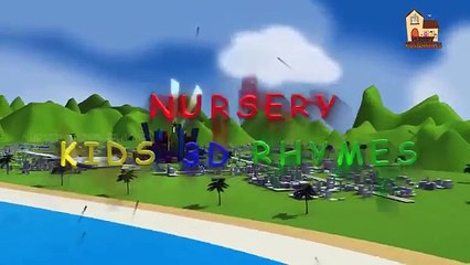 3d Baby Cartoon Finger Family Nursery children rhymes | Animated Train