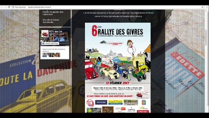 6ÈME RALLYE DES GIVRÉS, BALADE  DE VÉHICULES ANCIENS DE 1920 À  1980 ! Réalisation de Servan c