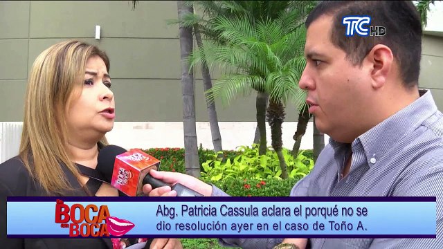 Abogada Patricia Cassula aclara el porqué no se dio resolución ayer en el caso de Toño A.