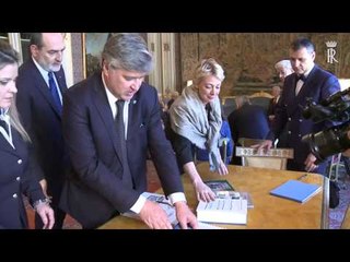 Roma - Mattarella con una delegazione Esuli Istriani (15.02.17)