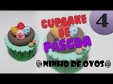 Como Fazer Cupcakes de Páscoa - Ninho de Ovos (Modelagens)