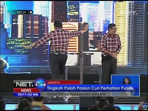 Aksi Ahok Saat Melerai Sylvi dan Anies di Debat 2 Pilkada DKI - NET24
