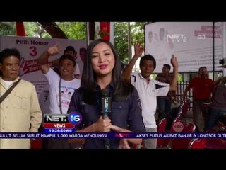 Live Report Persiapan Jelang Nobar Tim Anies - Sandi - NET 16