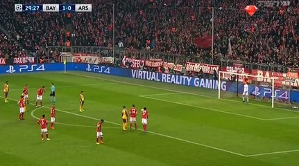 Alexis Sanchez  Goal HD - Bayern Munich	1-1	Arsenal 15.02.2017