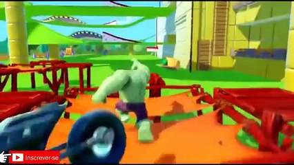 HOMEM ARANHA DESENHO EM PORTUGUÊS vs Capitão América | Mickey Mouse vs Toy Story Woody