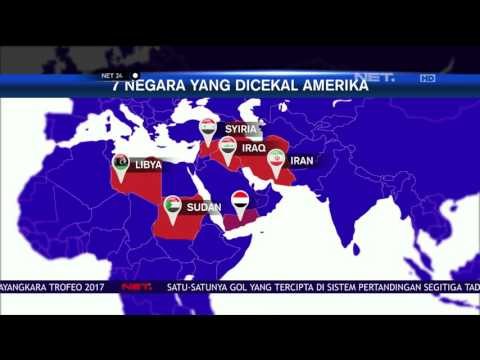 Presiden Amerika Donald Trump Mencekal Imigran dari 7 Negara Mayoritas Muslim - NET24