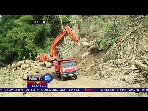 Longsor Masih Tutupi Jalan Nasional Penghubung Trenggalek - Ponorogo - NET 12