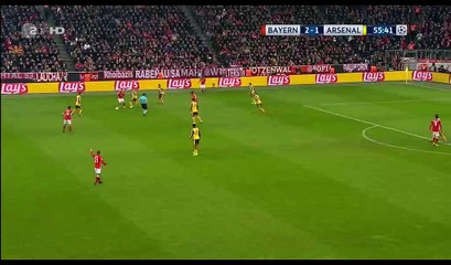 Thiago Alcantara Goal HD - Bayern Munich 3-1 Arsenal - 15.02.2017