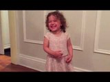 Cute Little Girl Laughs Uncontrollably