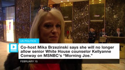 ‘Morning Joe’ hosts say Kellyanne Conway no longer welcome