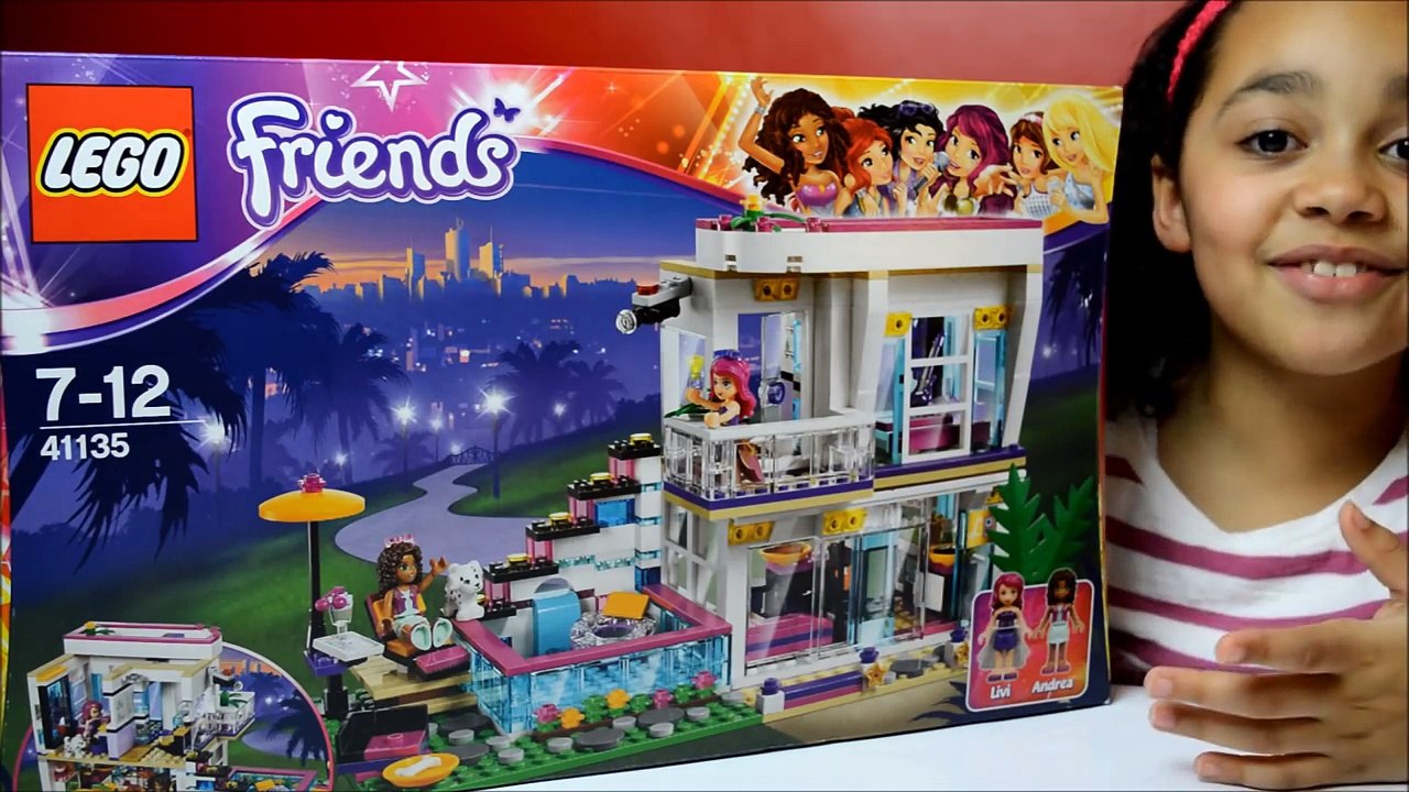 Lego Friends Livis Pop Star House Set Build Review Play - Kids Toys
