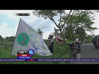 Petugas Tertibkan Peraga Kampanye Ilegal di Salatiga, Jawa Tengah - NET 12