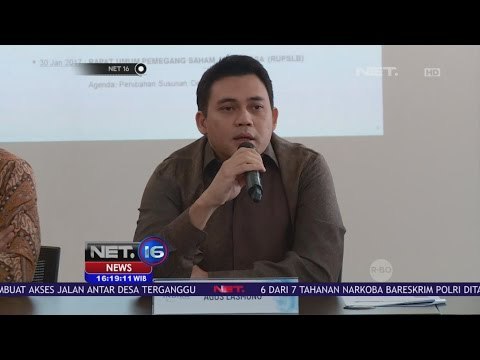 Wishnu Wardhana Mundur, Indika Energy Tetapkan Agus Lasmono sebagai Komisaris Utama - NET 16