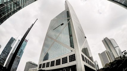 Walk Around the Bank of China Tower. Hong Kong