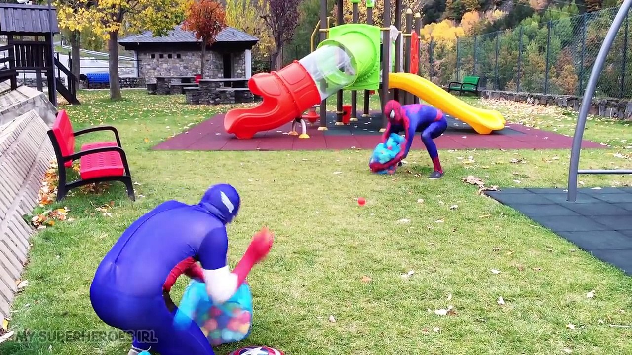 Captain America Vs iron Man Vs Supergirl - Food Fight | Real Life Superhero Movie