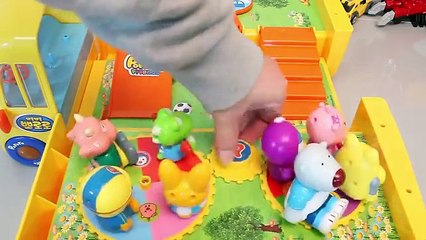 The Alphabet Song | Pororo School Bus English Learn Numbers Toys Surprise