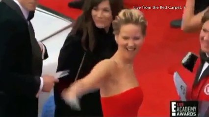 caída de Jennifer Lawrence﻿ en los Oscars 2016