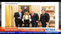Donald Trump recibió en la Casa Blanca a Lilian Tintori, esposa del preso político venezolano Leopoldo López