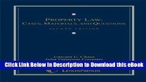 EPUB Download Property Law: Cases, Materials and Questions (Loose-leaf version) Online PDF