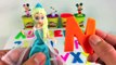Learn your PlayDoh ABC count 123 Peppa Pig Elsa Frozen Mickey Mouse Minnie Mouse Olaf