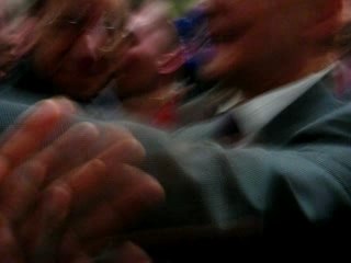 Bertrand Delanoé sous les applaudissements.