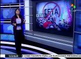 Europa: decenas de activistas rechazan el CETA