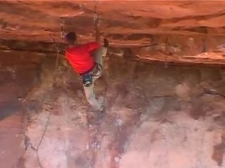 Le Labyrinthe du Pan (8c+), Kronthal.