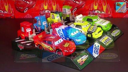 Cars 2 Pit Crew Launchers Raoul Caroule Pitty Lightning McQueen, Leak Less Disney Pixar 20