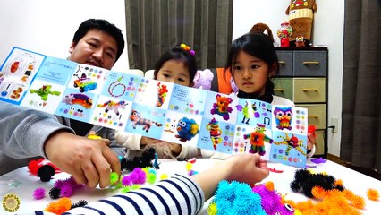楽しい！！Bunchemsバンチェムズで遊んだよ♪にぎったり！くっつけたり！いろいろ作れる☆おもちゃ♡himawari-CH-w660_e8q7cs