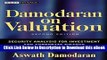 [Read Book] Damodaran on Valuation: Security Analysis for Investment and Corporate Finance Mobi