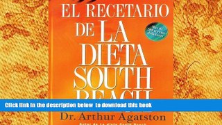 Audiobook  El Recetario De La Dieta South Beach Dr. Arthur Agatston Pre Order