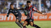 Luiz Araújo brilha, São Paulo supera o Santos e acaba com tabu na Vila