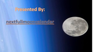 When Is The Next Full Moon - Next Full Moon Calendar
