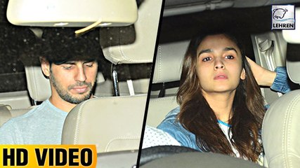 Download Video: Sidharth Malhotra SPOTTED At Girlfriend Alia Bhatt's House | LehrenTV