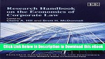 [Read Book] Research Handbook on the Economics of Corporate Law (Research Handbooks in Law and