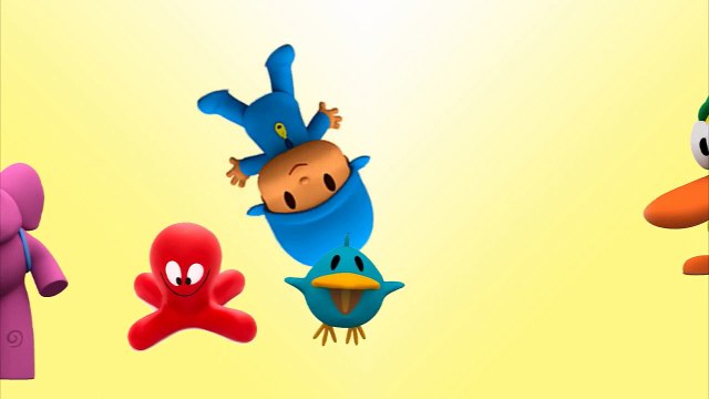 5 Little Talking Pocoyo Jumping On the Bed Five Little Monkeys Nursery Rhymes for Toddlers