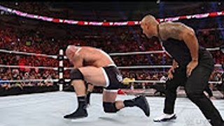 WWE Goldberg vs The Rock | OMG Goldberg nearly killed The Rock | Full Fight