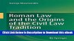 EPUB Download Roman Law and the Origins of the Civil Law Tradition Mobi